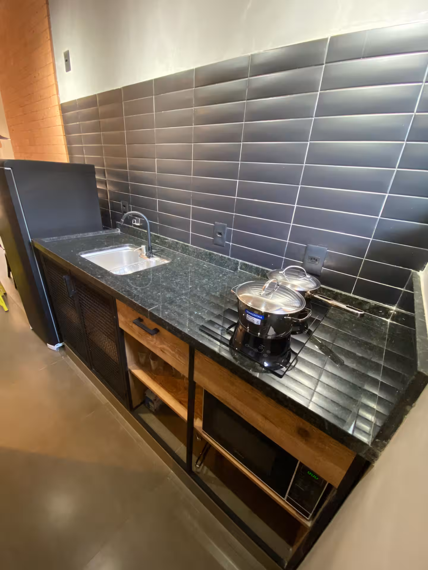 Cozinha completa no loft